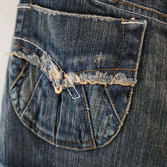 Von Dutch Mini Jean Skirt, Size Medium - Picture 7 of 8